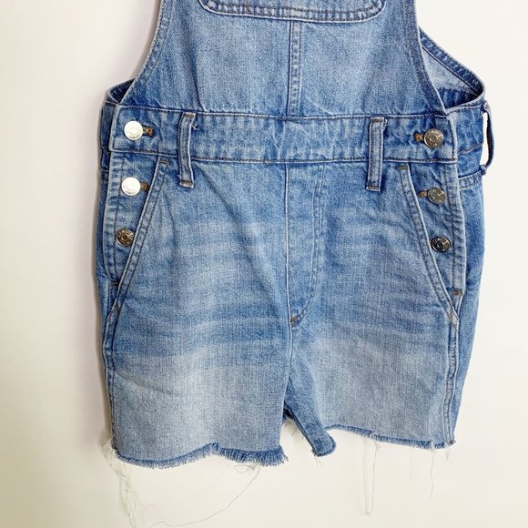 Madewell Adirondack Denim Overalls Sz XS Cotton - Picture 6 of 8